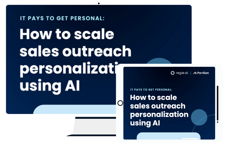 The cover of our guide titled How to Scale Sales Outreach Personalization Using AI
